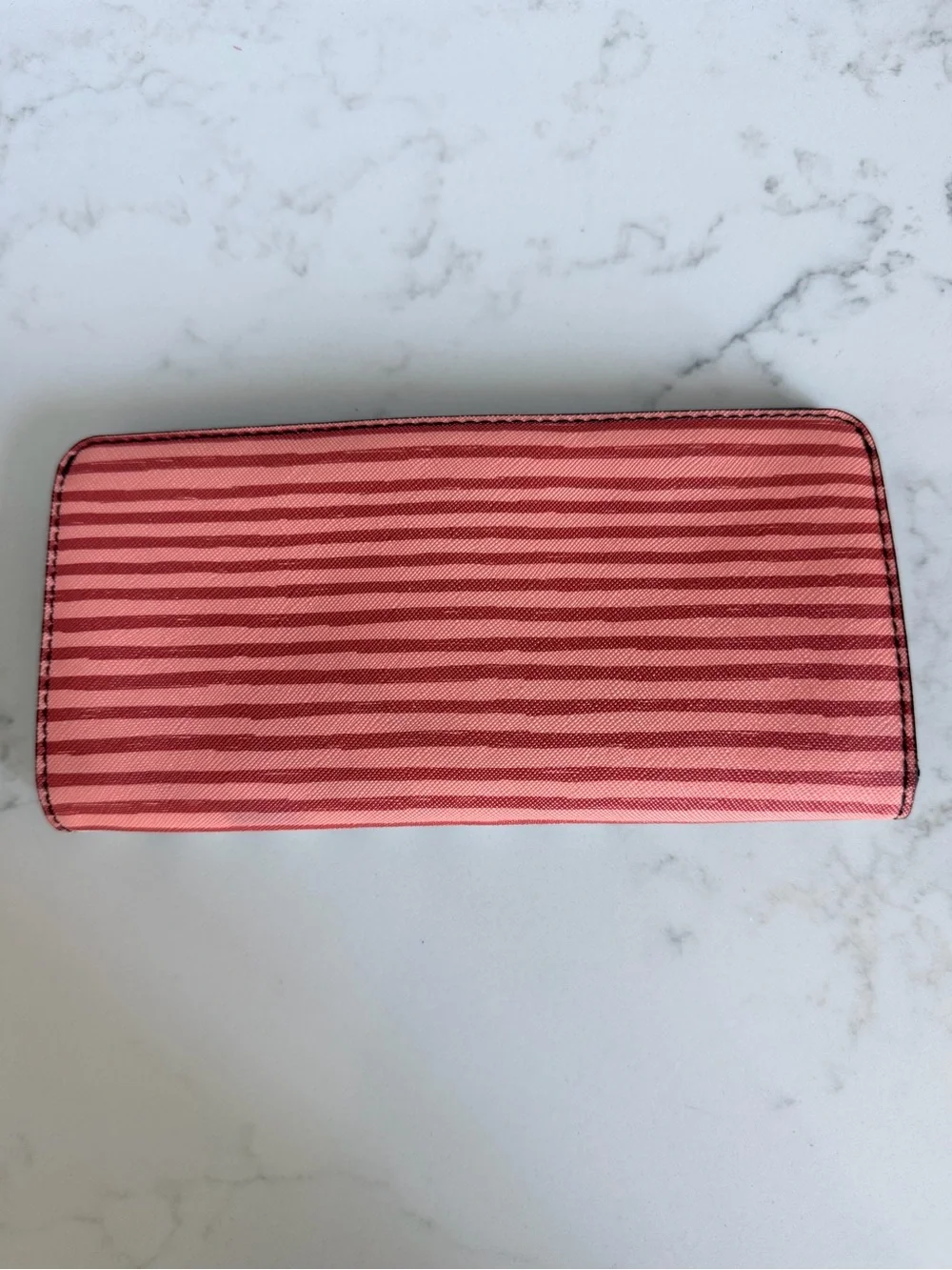 New Vintage Marc by Marc Jacobs Black and White Striped Zip MT Tomoko Wallet
